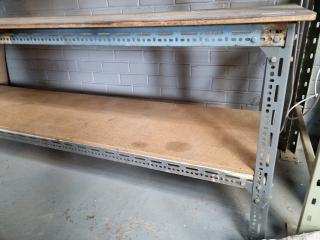 Workshop Bench Table Storage Shelf