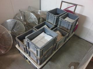 Trolley Full of Turbine Mounting Components