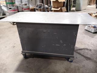 Heavy Duty Mobile Workshop Workbench Table Cabinet