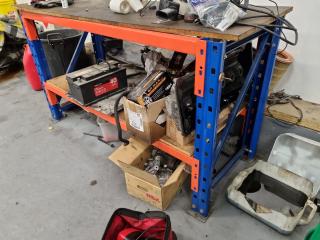 Heavy Duty Pallet Racking Style Shelving Table Unit