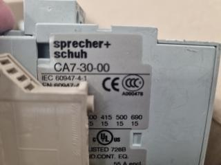 27x Sprecher Schuh 3-Phase Contactors CA7-30-00