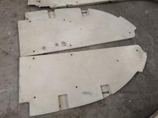 6x Assorted MD 500 Interior Panels & Components