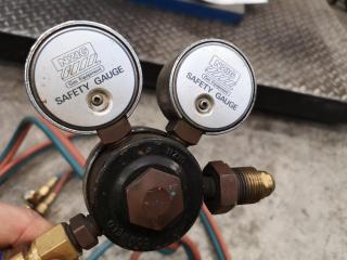 Acetylene Welding Regulators, w/ Comet 3 Welding Torch