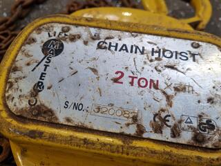 2-Ton Chain Hoist Block by Lift Master
