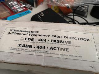 EWI 4-Channel Frequency Filter Directbox ADB-404 Active