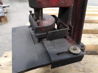 Vintage Special Purpose Benchtop Hand Press