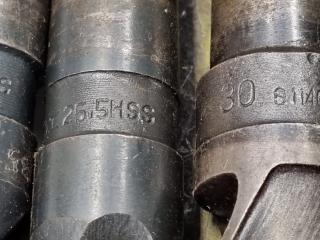10x Morse Taper No.3 Drills, Metric Sizes