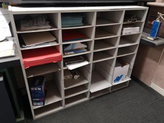 Office Pigeon-hole Type Storage Shelf Shelving Unit