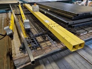 Assorted Machine Safety Barrier Fencing & Supports