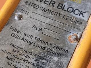 3.2-Ton Ratchet Lever Chain Block by Pacific Hoists