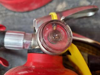 7x Assorted Powder Fire Extinguishers