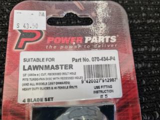 5x Replacement Mower Blade Sets for Lawnmaster Lawnmowers