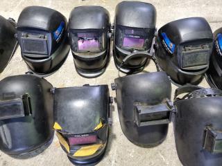 Large Lot of Welding Helmets 