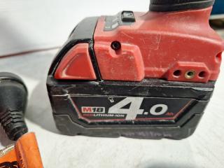 Milwaukee M18CID Hex Impact Driver (With Battery, Charger, Carrying Case)