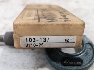 Mitutoyo 0-25mm Micrometer