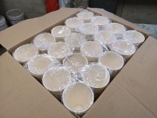 Bulk Lot of Single Use Paper Cafe Restaurant Takeout Cups