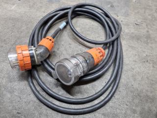3-Phase Power Cable Lead, 7-Metre Length
