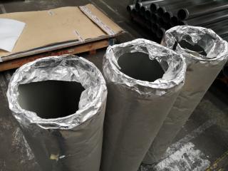 3x Insulated Galvanised Steel Duct Flues, 300x1200mm Size