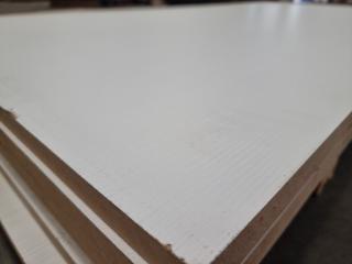 6 x Puregrain MDF Panels (2440x1220mm x 18mm) Snowdrift White