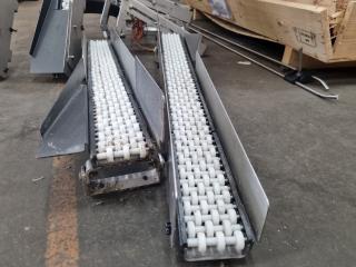 Assorted Industrial Roller Conveyor Assemblies