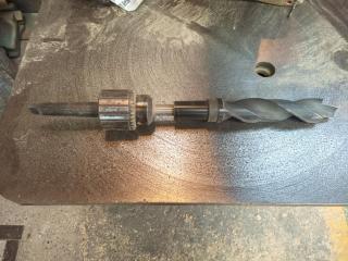 Large Drill Chuck and Bit