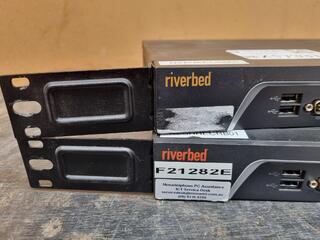 2x Riverbend Steelhead 550 Series WAN Accelerators