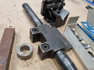 Assorted Lathe Cutting Heads, Tools, Mounts & More