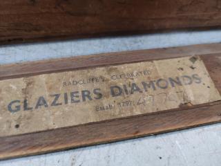Antique Brass Glaziers Diamonds by Radcliffe