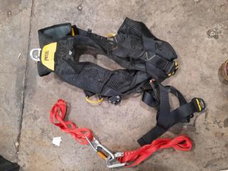 Pair of Petzl Newton EasyJet Fall Arrest Harnesses