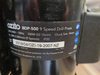 Ozito Benchtop Drill Press BDP-500, W/ Irwin Vice