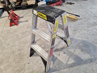 Gorilla Industrial Aluminum Double Sided Ladder (150KG)