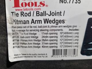 Tie Rod, Ball Joint, Pitman Arm Wedges Kit by T&E Tools
