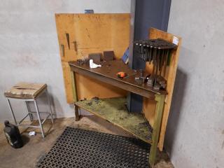 Industrial Workshop Corner Bench