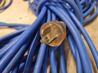 Pair of 15Amp Single Phase Extension Leads