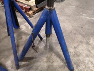 3x Heavy Duty Workshop Material Support Stands
