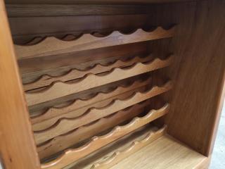 Wooden Wine Rack Cabinet