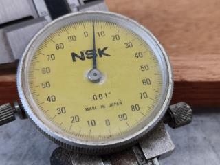 NSK 150mm Analog Vernier Caliper w/ Wood Case