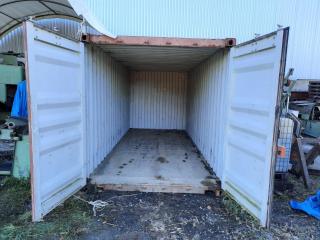 2 x 20FT Shipping Containers and Container Shelter Canopy