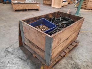 Crate of Assorted Bearing Grease Distributor Blocks/Fittings