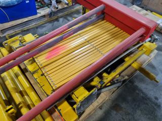 Pallet of Safety Barriers and Parts