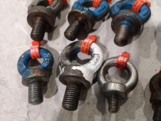 15x Assorted Lifting Eye Bolts
