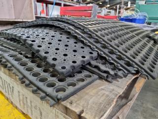 Pallet of Assorted Rubber Floor Matting