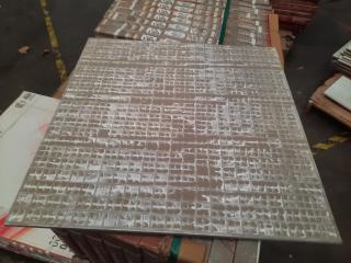 12.3M2 Garbon Seramic 600x600x10mm Alvante Pulido Marfil Ceramic Floor Tiles