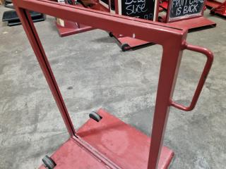 Heavy Steel Mobile Sidewalk Retail Sign Frame