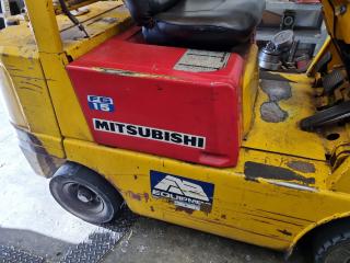1989 Mitsubishi FG15 1.45T LPG/Petrol Forklift