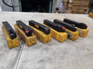 6x Sandvik Coromant Lathe Tool Holders, 20x20mm size