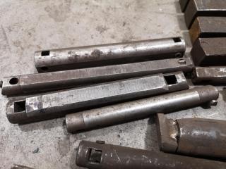 Assorted Lot of Lathe Boring Bars, Cutter Mounts & More