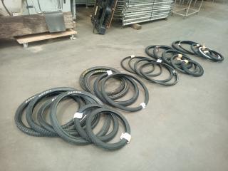 Large Assortment of Bike Tyres