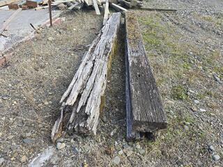 2 x Large Hardwood Sleepers