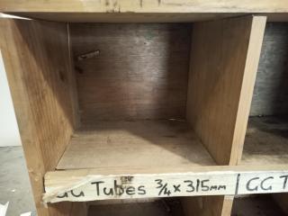 Large Timber Workshop Shelving Unit